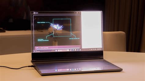 Project Crystal Lenovo Mostra Primeiro Notebook Tela Transparente