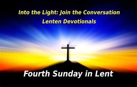 Redstone Together: Lenten Devotional - Fourth Sunday in Lent