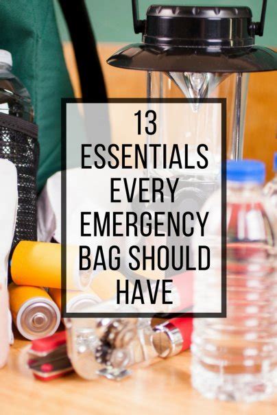 13 Essentials Every Emergency Bag Should Have