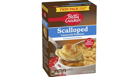 Betty Crocker Scalloped Casserole Potatoes Made With Real Cheese Twin Pack 8 Oz Box