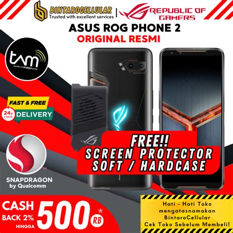 Jual ASUS ROG PHONE 2 12GB 512GB 8GB 128GB SECOND ORIGINAL RESMI