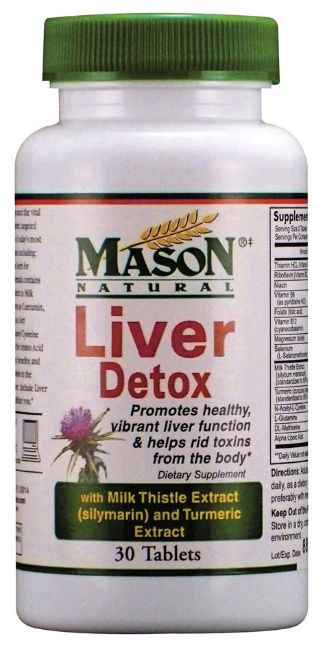 Mason Natural Liver Detox 30 Tablets Lifeirl