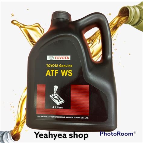 น้ำมันเกียร์ TOYOTA ATF WS 4ลิตร แท้ 100% น้ำมันเกียร์ออโต้TOYOTA ...