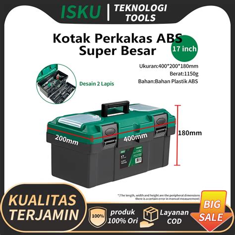 Jual Isku Tool Box Besar Inch Bahan Pp Toolbox Kotak Perkakas Tool