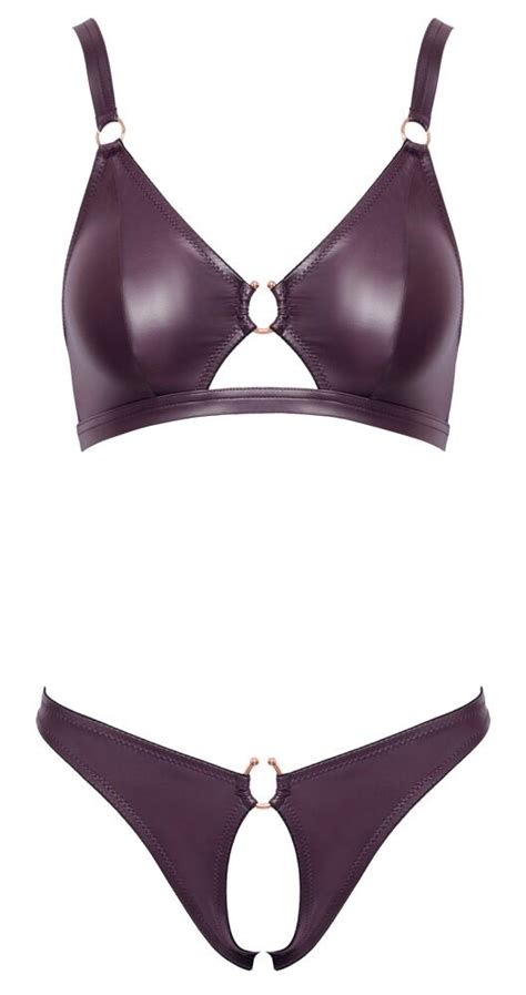 Cottelli Lingerie Lila Bh Und Slip Ouvert Bei Ars Vivendi Bestellen