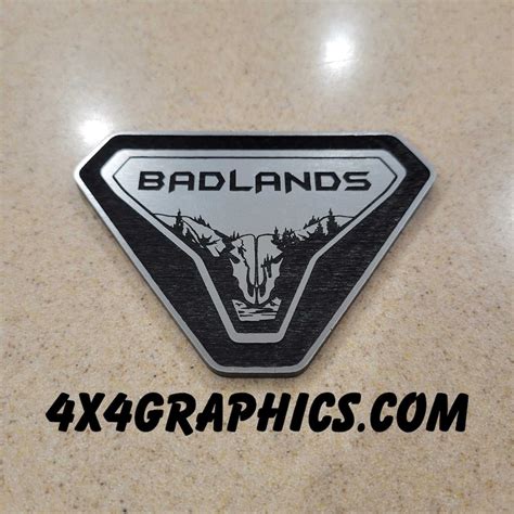 Ford Bronco Badlands Emblem Badge Etsy