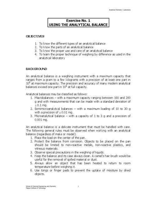 Analytical Chemistry Chm111 Laboratory Manual Pdf Titration Chemistry