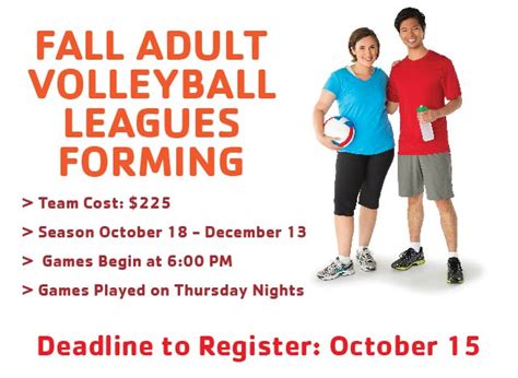 Fall Volleyball League Hopkinsville Christian County YMCA