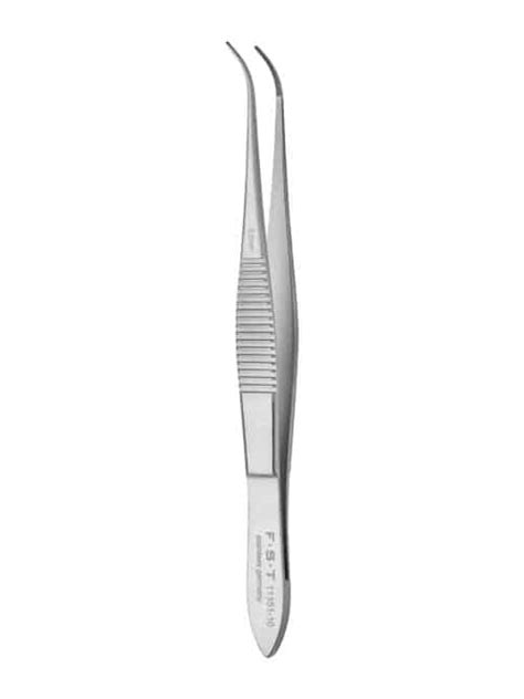 Graefe Extra Fine Forceps Curved Serrated Fine Science Tools