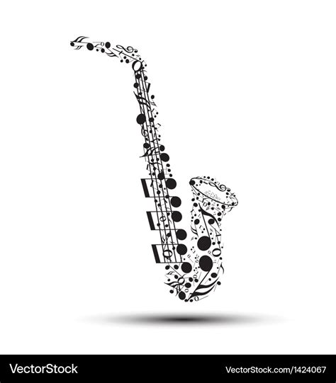 Saxophone Royalty Free Vector Image - VectorStock