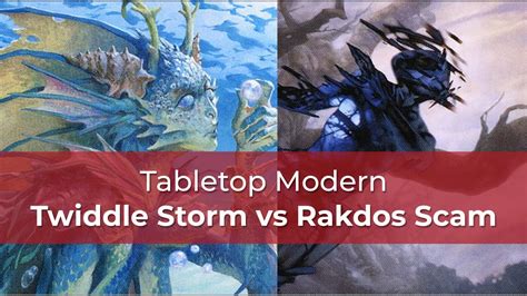 Twiddle Storm Vs Rakdos Scam Mkm Modern Mtg Youtube