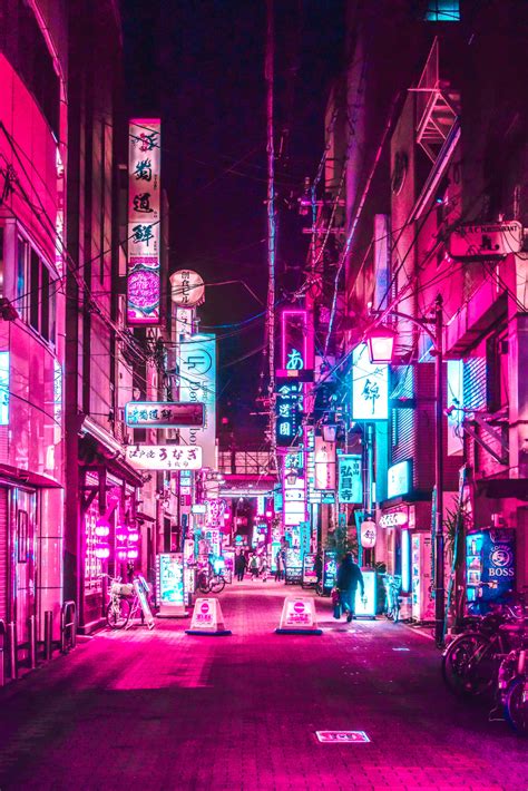 [100+] Neon City Aesthetic Wallpapers | Wallpapers.com