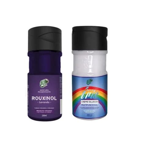 Kit Rouxinol E Diluidor Arco Iris Ml Kamale O Color Tinta De