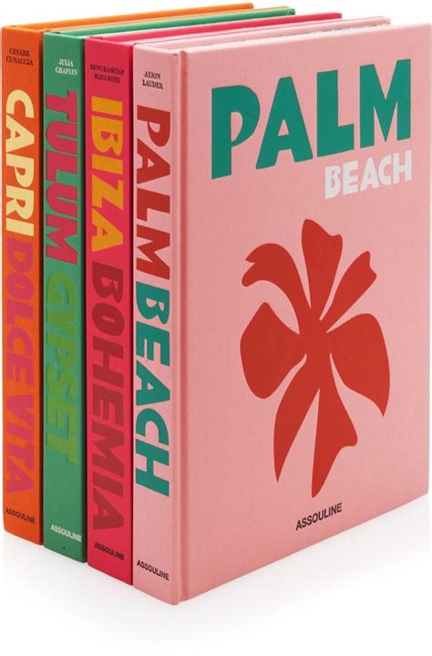 Assouline Capri Dolce Vita Palm Beach Tulum Gypset Ibiza Bohemia Ha