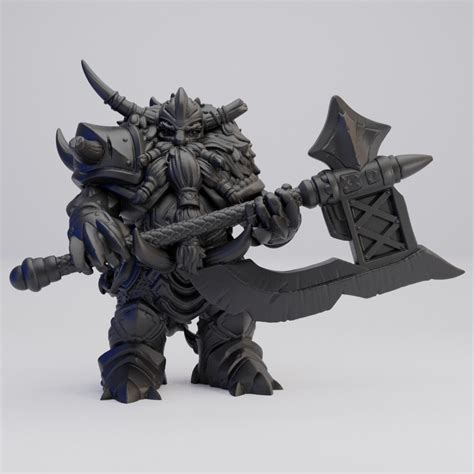 Hot Goblin ドワーフ司令官B ミニチュア ホットゴブリン TRPG 指揮官