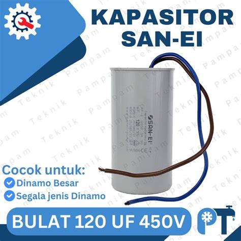 Jual Kapasitor Capasitor Uf Mikro V San Ei Kabel Bulat Kondensor