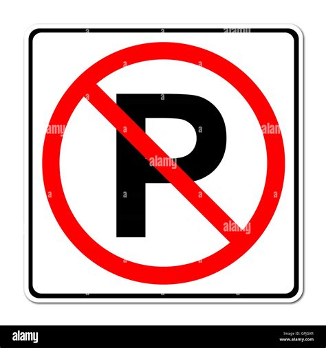 No parking sign Stock Photo - Alamy