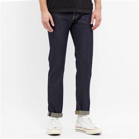 Edwin Ed Slim Tapered Jean Unwashed Rainbow Selvedge End Gb