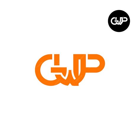 Premium Vector Letter Gwp Monogram Logo Design