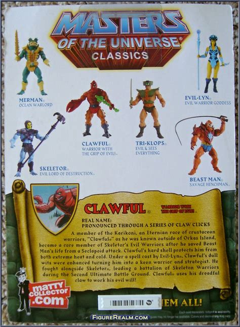 Clawful Masters Of The Universe Classics Basic Series Mattel