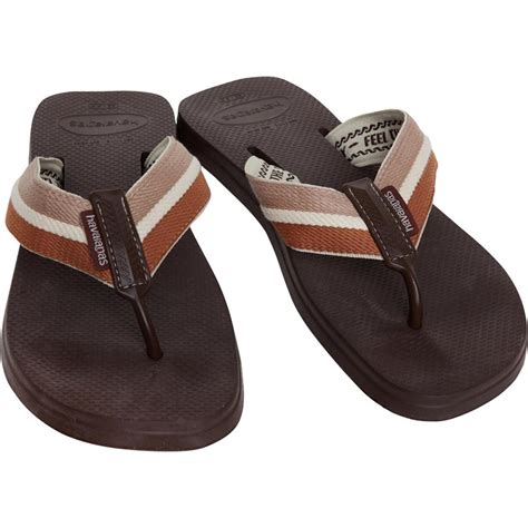 Buy Havaianas Mens New Urban Way Flip Flops Dark Brown