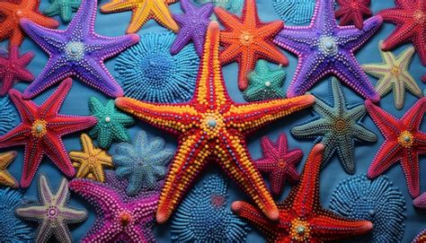 Premium AI Image | a starfish of 1000 colors