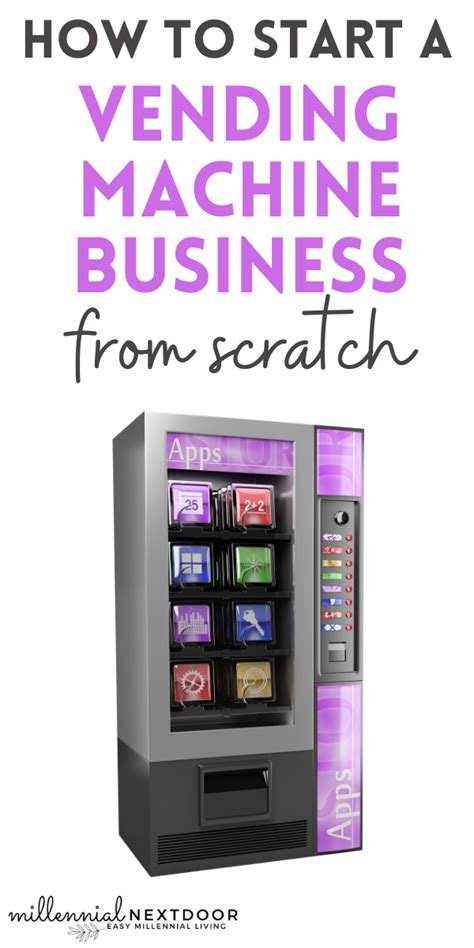 How To Start A Vending Machine Business