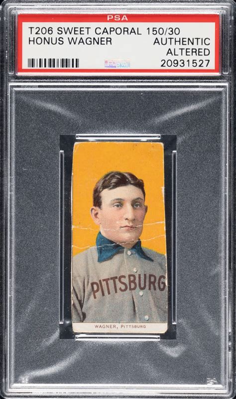 Rare Honus Wagner Baseball Card Sells for $1.5 Million at Auction ...