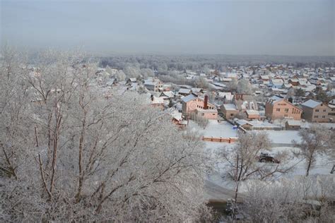 Houses in snow in Russia stock image. Image of russia - 68173757