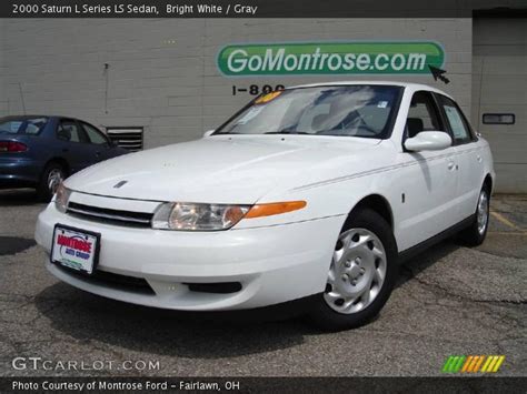 Bright White 2000 Saturn L Series Ls Sedan Gray Interior Gtcarlot