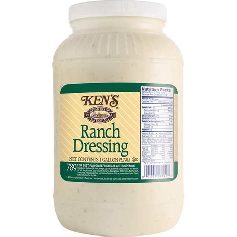 Ken S Ranch Dressing Nutrition Information | Blog Dandk