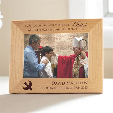 Personalized Confirmation Picture Frame By Lifetime Creations Engraved