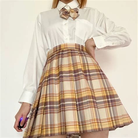 Harajuku Pleat Skirts Punk Plaid Style Mini Sexy Skirts Japanese Korean