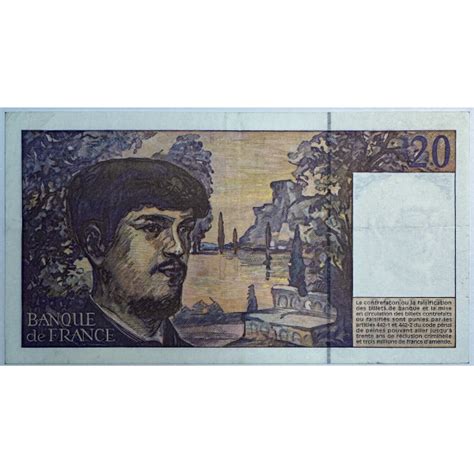 20 FRANCS DEBUSSY 1997 Billet de banque français TTB A 050