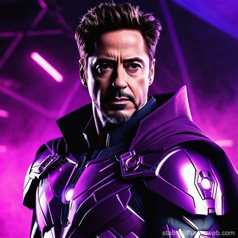 Robert Downey Jr. as Doctor Doom Comic | Stable Diffusion Online