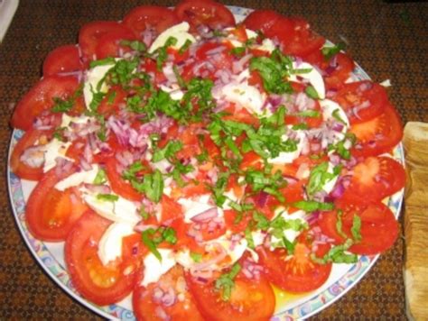 Tomate Mozzarella überbacken Rezept mit Bild kochbar de