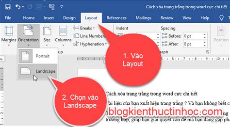 C Ch Xoay Ngang Trang Gi Y Trong Word Thcs Thptlongphu Edu Vn