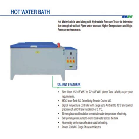 Hot Water Bath At 80000 Piece Hot Air Oven In Kolkata ID 2853042595955