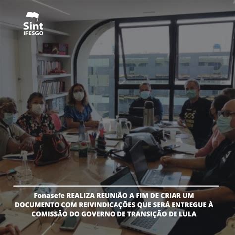 Fonasefe REALIZA REUNIÃO A FIM DE CRIAR UM DOCUMENTO REIVINDICAÇÕES