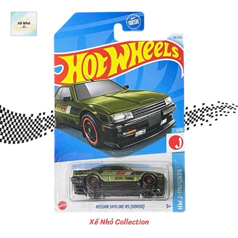 Xe mô hình Hot Wheels basic Nissan Skyline RS KDR Card USA Shopee Việt Nam