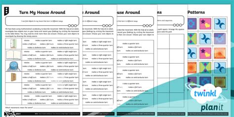 Year Geometry Position And Direction Primary Resources Plan