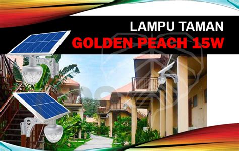 Lampu Taman Tenaga Surya W Golden Peach Cps Bes