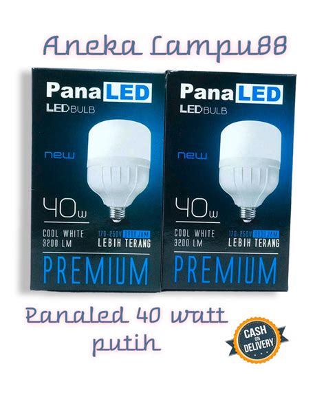 Jual LAMPU LED PANA LED PREMIUM 40W PUTIH SNI PAKET 5 PCS PANALED