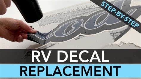 Rv Decal Replacement Step By Step Process Youtube