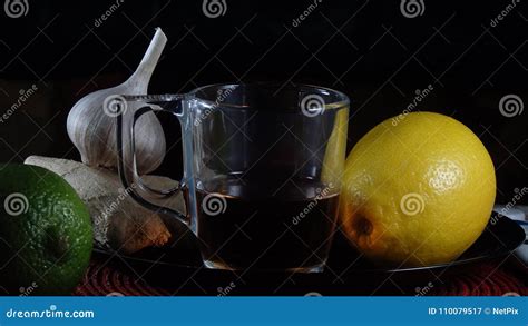 Selection of Food Against Colds and Flu Stock Image - Image of epidemic ...