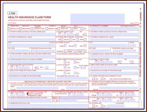 Printable Medicare Form Cms 1490s Claim