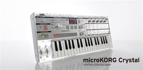 MicroKORG Crystal SYNTHESIZER VOCODER KORG USA