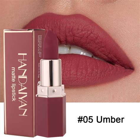 Matte Lipstick Waterproof Long Lasting Lip Stick Sexy Red Pink Velvet Nude Lipsticks Women