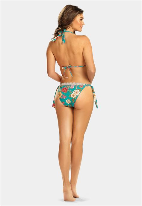 Wi Zany D Bikini W Kwiaty Z Koronk Fd E Sklep Feba