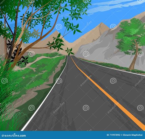 Roadside Scenery Stock Illustrations 279 Roadside Scenery Stock